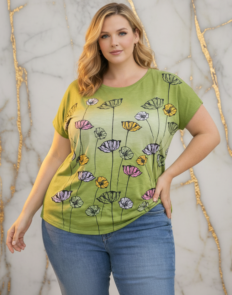 Maglia Flora curvy